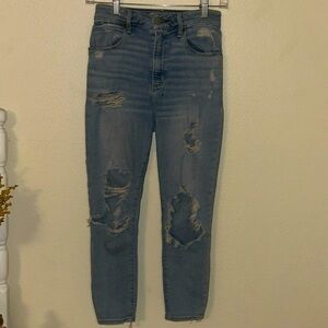 A&F Super Skinny Ankle High Rise